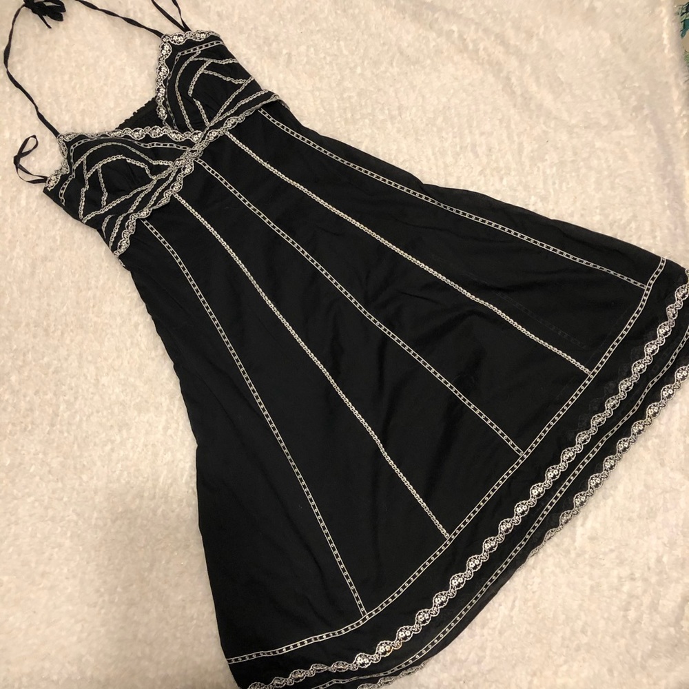 White house black market fit and flair dress